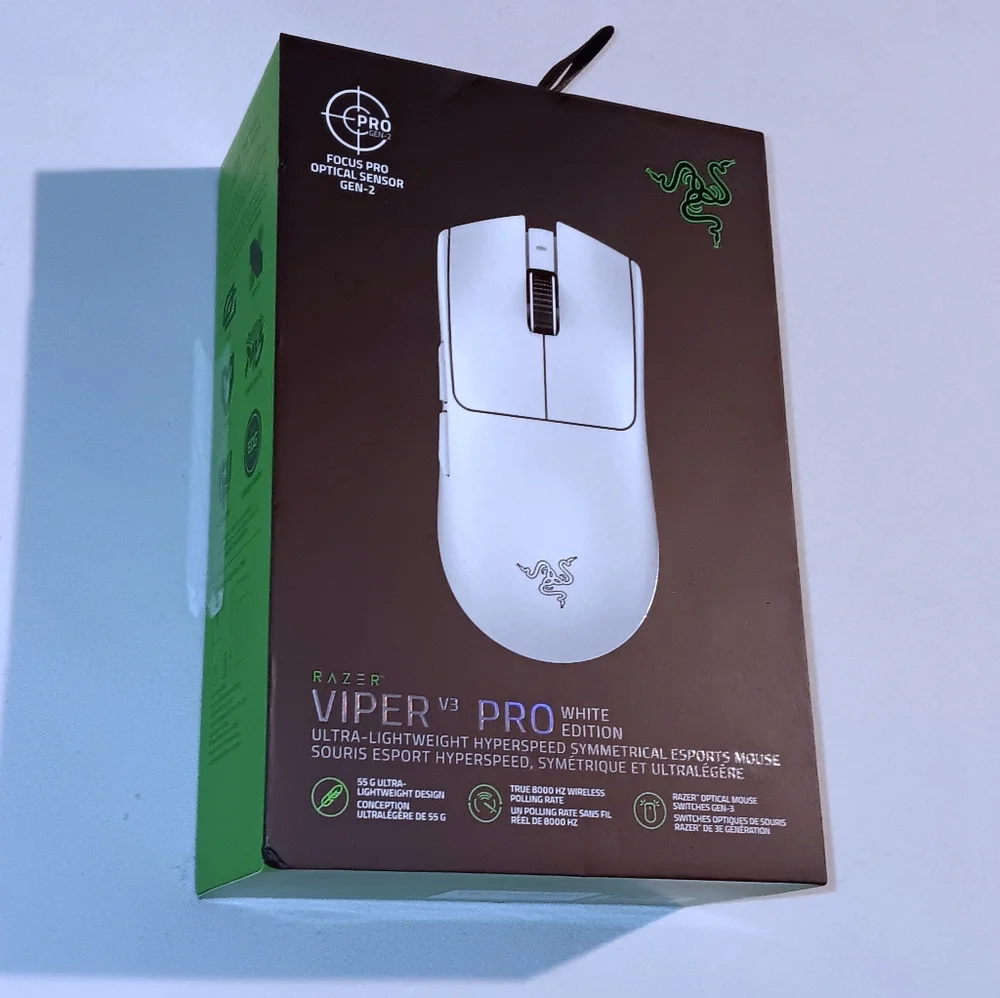 Razer Viper V3 Pro White Edition Ultra Lightweight Gaming Mouse